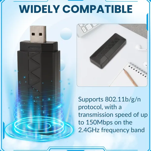. Adaptador Usb Wifi Inalámbrico Ar9271 2.4g/150mbps For