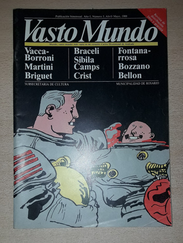 Revista Vasto Mundo Año 1 N°3 Abril Mayo De 1988