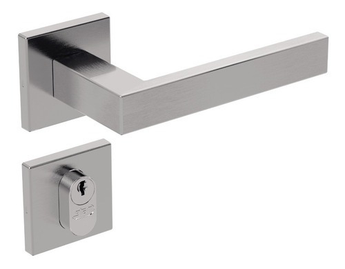 Fechadura Porta Externa Ix290 40mm Inox Escovado Stam