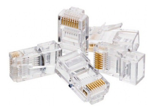 Imagen 1 de 3 de Conector Rj45 Cat5e Por Unidades Wireplus