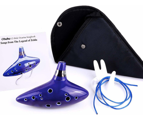 Ohuhu Zelda Ocarina Con Libro De Canciones