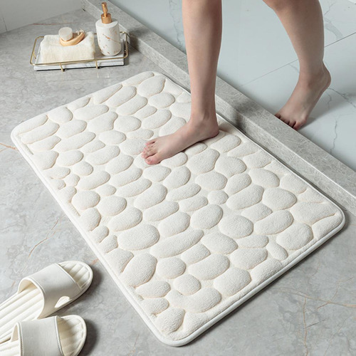 3 Piezas / Pieza De Alfombra De Baño Con Efecto 3d De