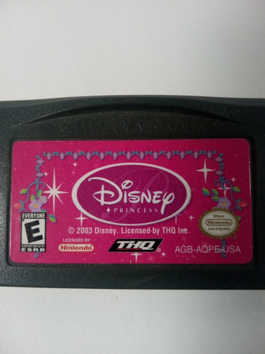 Disney Princess Game Boy Advance Nintendo Juego Cartucho