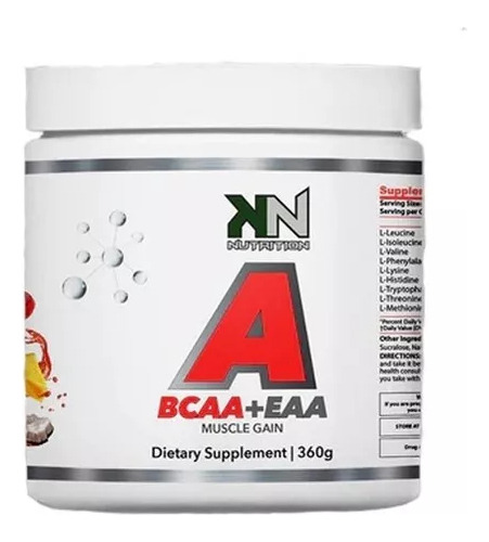  Amino K Bcaa 240 Gr Kn Nutrition! Made In Usa! 