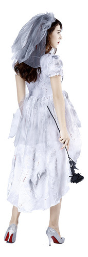 Vampiro Evil Hell Ghost Novia Disfraz De Halloween Cosplay