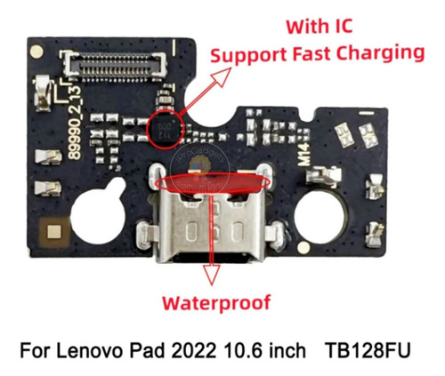 Y ª Flex Centro Carga For Lenovo Pad 2022 Tb128fu Tb128xu