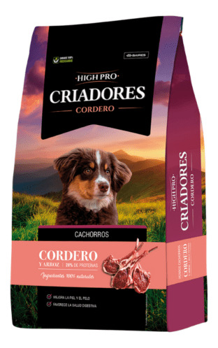 Alimento Criadores High Pro Cachorro Perro Cordero 3 Kg