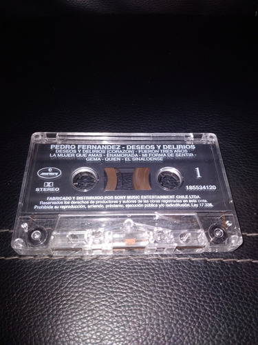 Cassette Pedro Fernandez