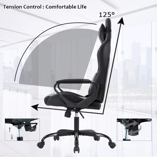 Silla Ejecutiva Ergonómica Giratoria Con Soporte Ajustable