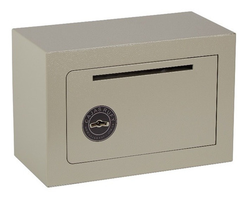 Caja Fuerte 15x25x12 Cm Abulonar Buzon Vehiculo Pared Full Color Gris