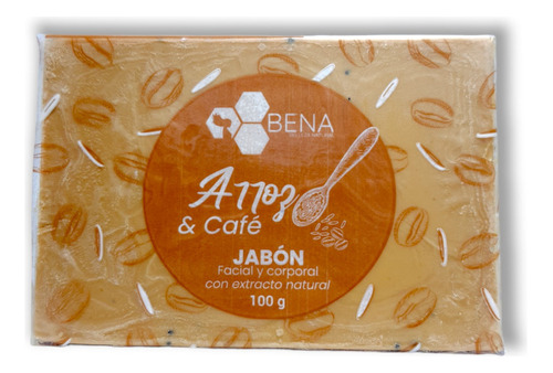 10 Jabón Exfoliante Café Y Arroz Premium 100gr