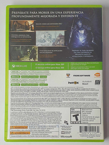 Dark Souls Ii Scholar On The First Sin Xbox 360 Retromx (Usado)