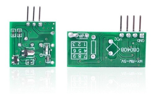 Par De Módulos Rf 433mhz, Transmissor + Receptor