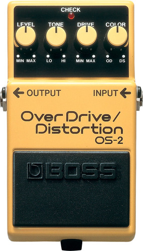 Pedal analógico Os 2 Overdrive y Distortion Boss