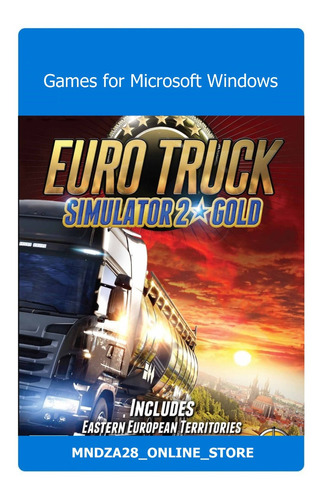 Imagen 1 de 6 de Euro Truck Simulador 2 Gold Edition Juego Para Pc En Físico