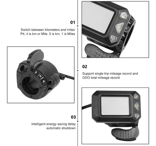 Kit De Controlador De Scooter Plegable D736v 350w, Scooter E