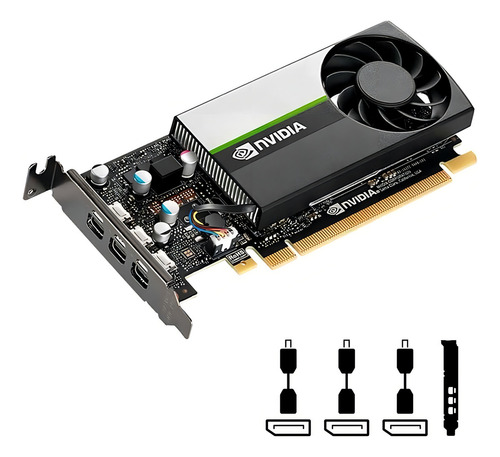 Placa de vídeo Nvidia PNY RTX Series T400 VCNT400-PB 2GB