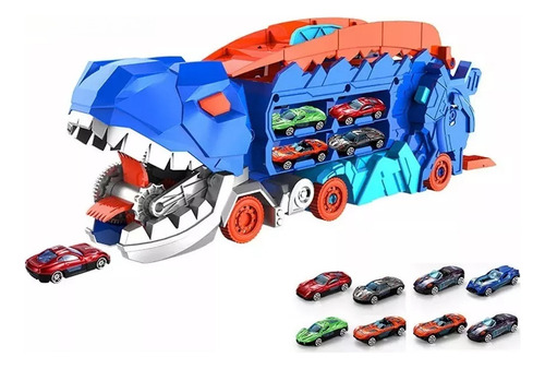 M Juguete X City Dinosaur Ultimate Hauler Track Con 8