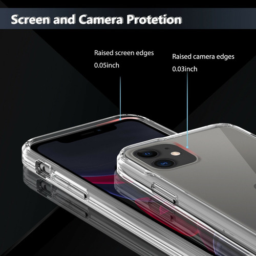 Imagen 8 de 9 de Funda Protector Rigida Antigolpe Para iPhone XS Max + Vidrio