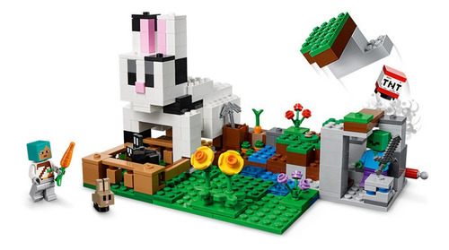 Lego Minecraft The Rabbit Ranch 21181 340piezas