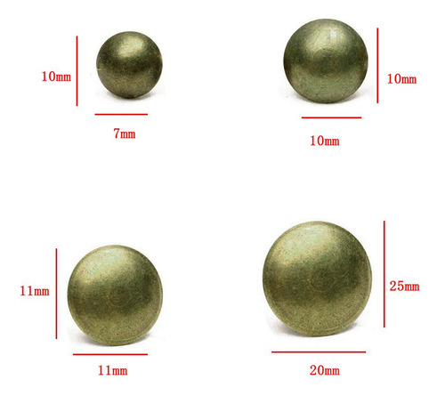 10 Paquete De 10-24, 100 Uds., Clavos Para 10 Piezas