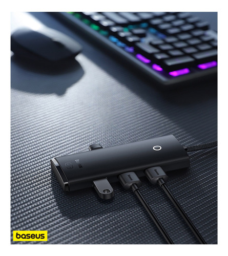 Baseus Hub Adaptador 4 Em 1 Usb 3.0 Cabo 1 Metro