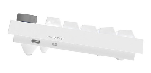 Imagen 6 de 7 de Teclado Mecánico Bluetooth Full Rgb Switch Pink K620t Blanco