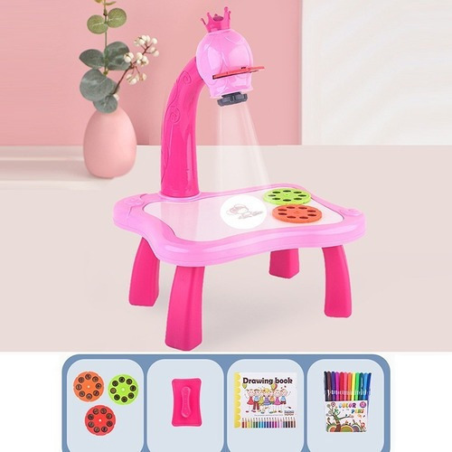 A Proyector Infantil Pintura Aprendiendo A Pintar Mesa