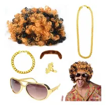 Comprar Disfraz Biqiqi Con Accesorios De Fiesta Disco De Los 70s 80s,para Disfraz Fiestas O Cumpleaño De Fiestas, Disfraces Halloween O Cosplay Día De Navidad