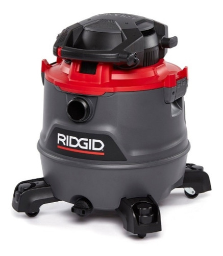 Aspiradora Liquidos Y Solidos Ridgid 61758 60lts 10400100 Color Gris, Negro Y Rojo