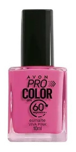 Imagem 1 de 1 de Avon - Pro Color 60 Segundos - Esmalte - Viva Pink