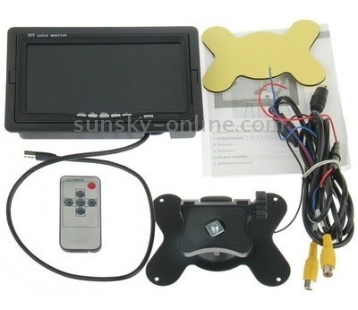 Monitor Vehiculo 7.0 Camara Vigilancia Soporte Angulo