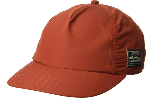 Sombrero Quiksilver Tride Cap Snapback Para Hombre, Red Ochr