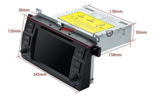 Android 9.0 Bmw Serie 3 1998-2006 Dvd Gps Wifi Radio Touch