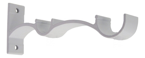 Kit Varão Para Cortina Duplo 28mm/19mm Alumínio 6,00m