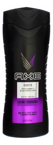 Axe Gel De Ducha, Excite 16 Oz (paquete De 2)