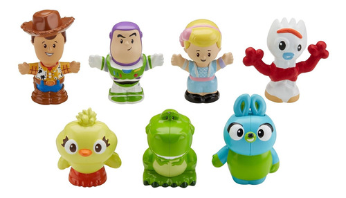 Toy Story Fisher-price Little People - Paquete De 4 Figuras