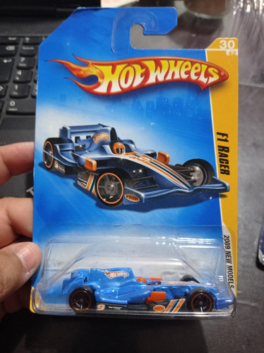 Hot Wheels 2009 F1 Racer Azul Acero First Edition  1