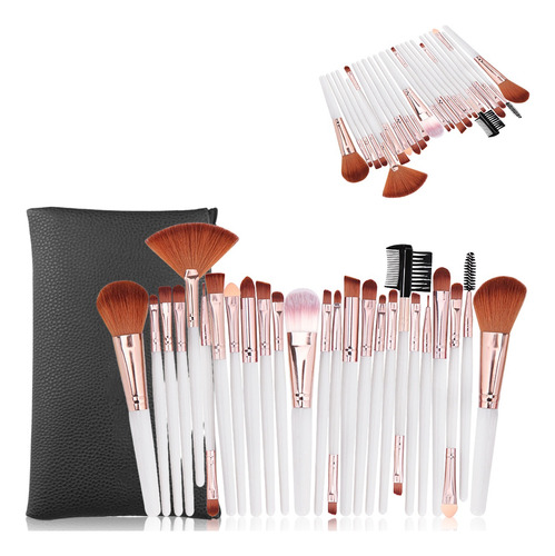 Kit De Brochas De Maquillaje Profesional, 25 Piezas