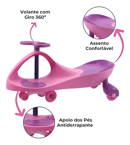 Super Car Rosa E Roxo Unitoys 1405