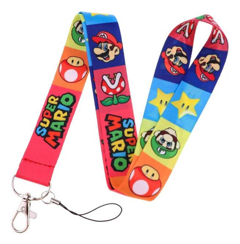 Lanyard O Cinta Porta Credencial (  Super Mario Bros)