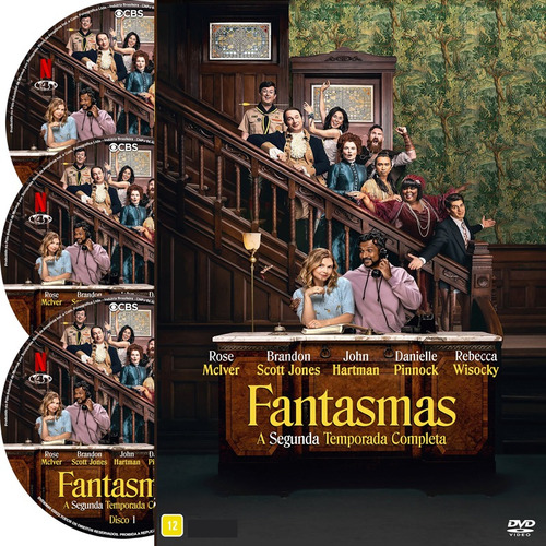 Dvd - Série Fantasmas / Ghosts Segunda Temporada Box Dvd