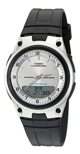 Reloj Casio Aw80 Con Cronómetro Y Tres Alarmas Multifunción