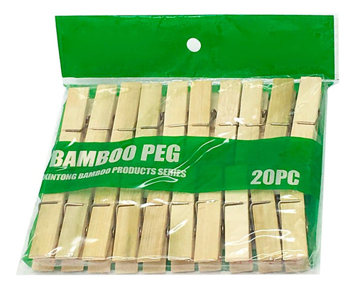 Pack 100 Perros Madera Bambu Ganchos Colgar Ropa