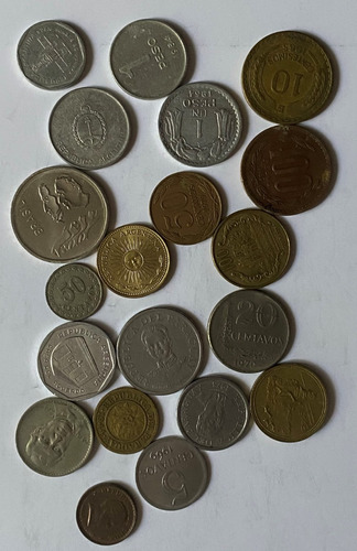 20 Monedas Argentina Paraguay Chile Brasil 865/4m