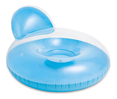 Colchon Sillon Respaldo Inflable De Pileta Intex Multicolor