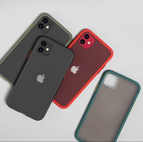 Case Transparente Mate iPhone X/ Xr/ Xs Max/ 11/ 11 Pro Max