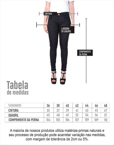 Imagem 5 de 5 de Calça Jeans Skinny Feminina Preta