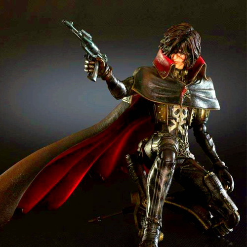 Captain Harlock Space Pirate Play Arts Kai Square Enix Anime