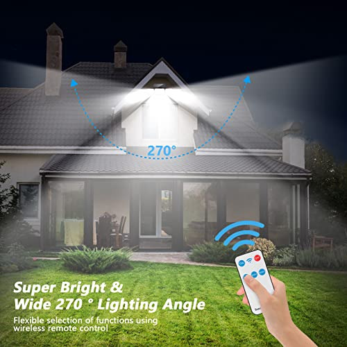 Luces Solares Mokot Para Exteriores, 288 Led 2800lm Luces So